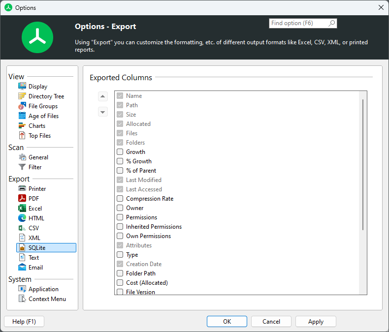 _images/TreeSize-MainWindow_Options_SQLite.png